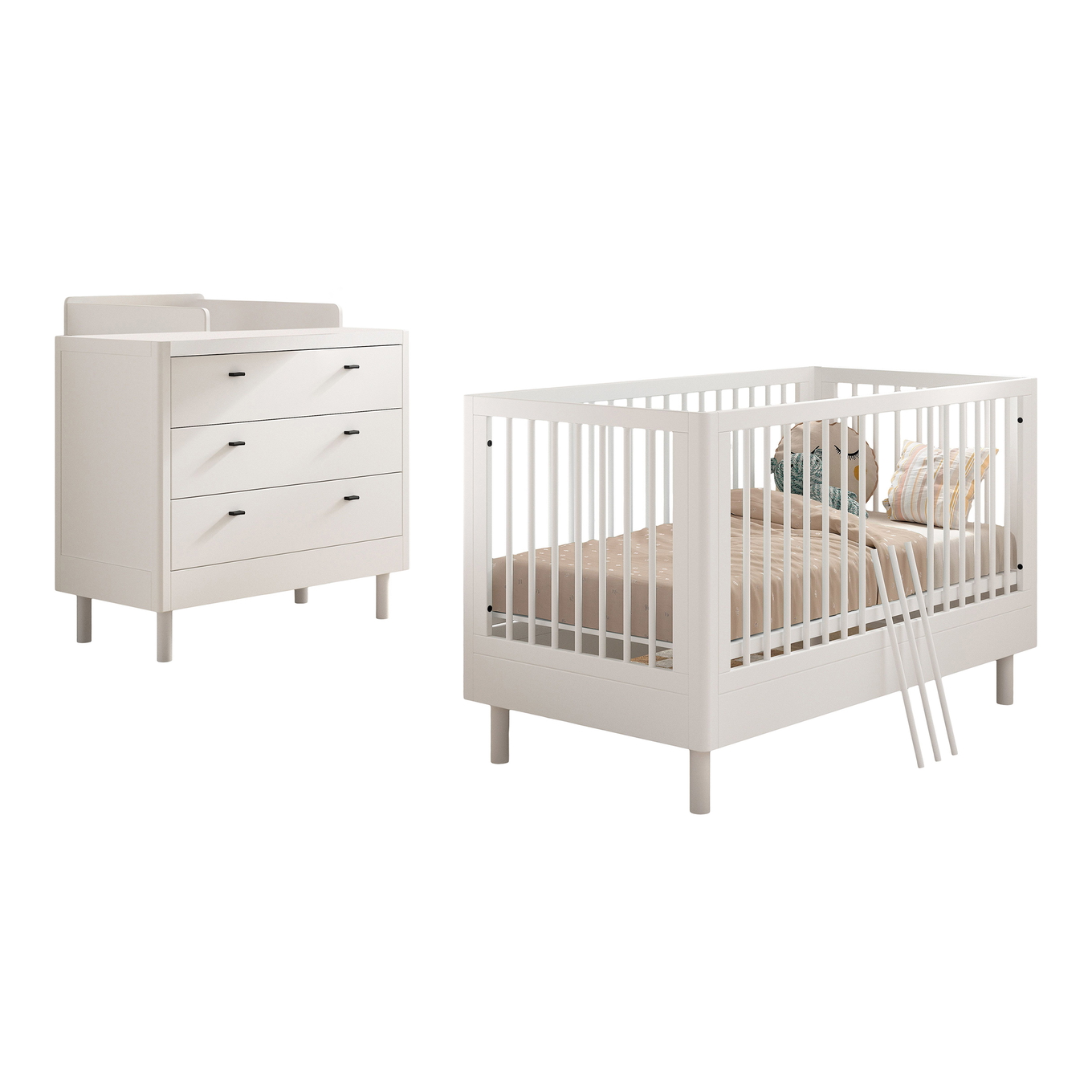 Babyzimmer Forrest Buche 3-teilig Set