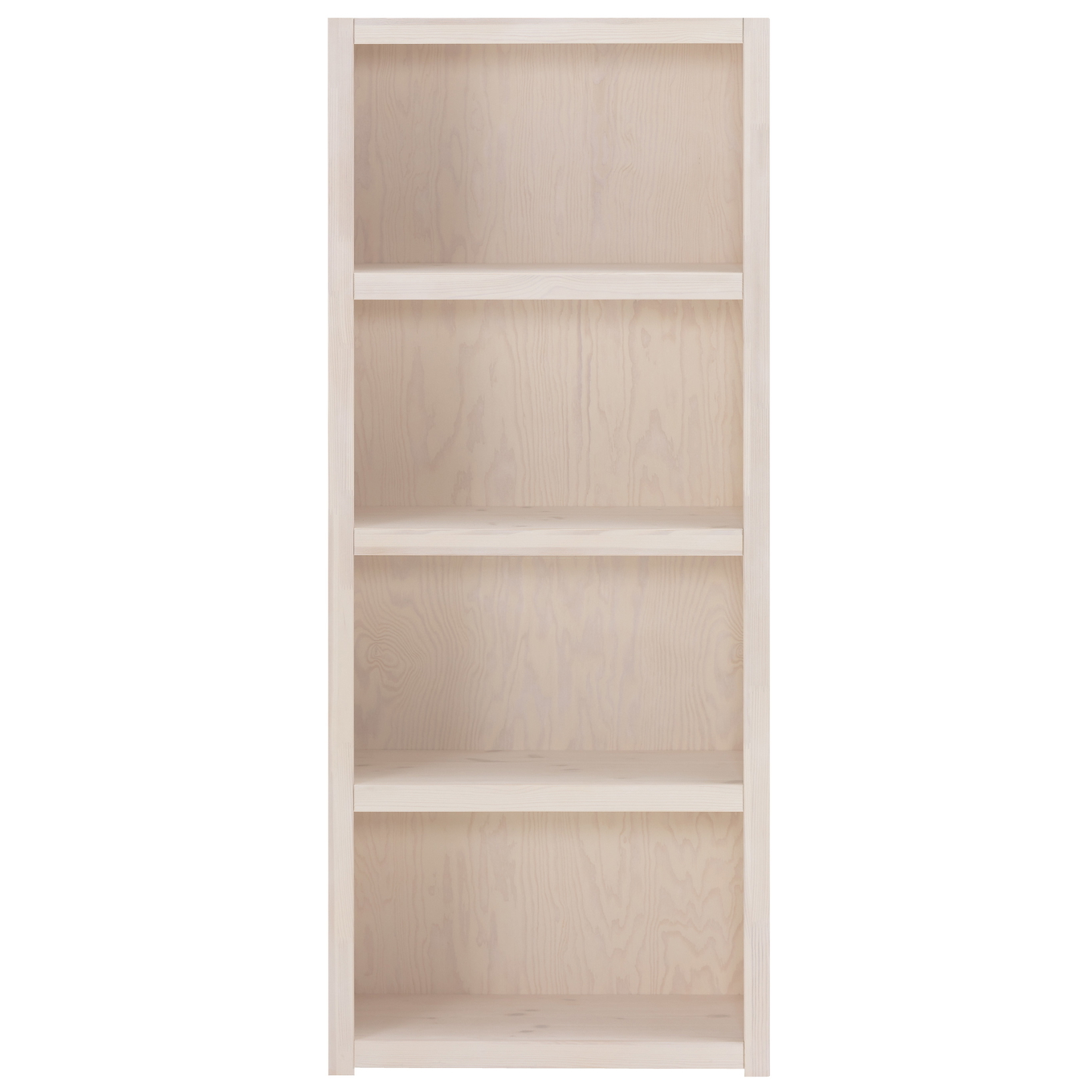 Regal 4 Fächer Weiss lasiert