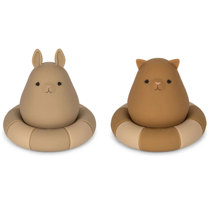 Badspielzeug Silikon Schwimmring 2er-Set