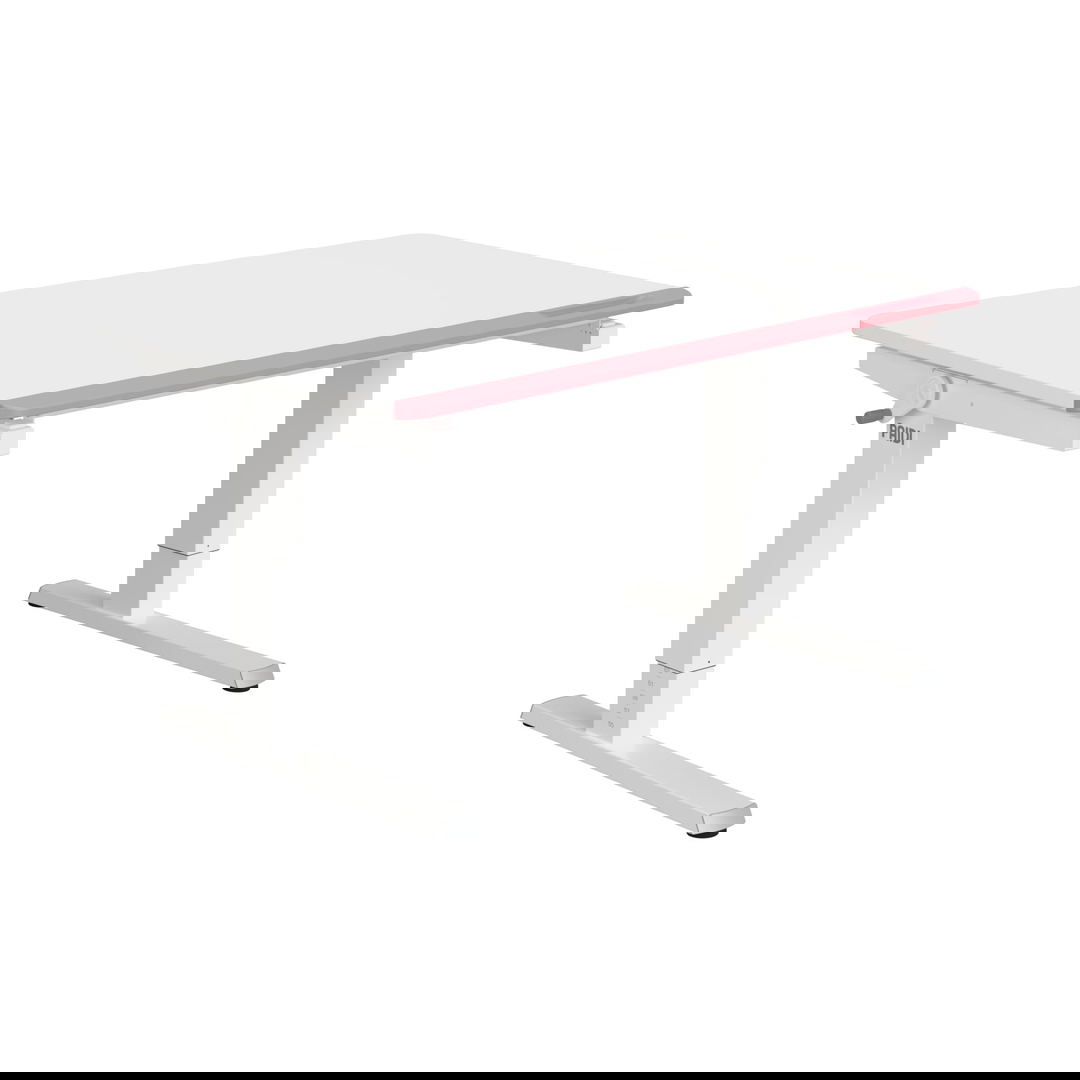 Schreibtisch Teenio Weiss Weiss, Rosa