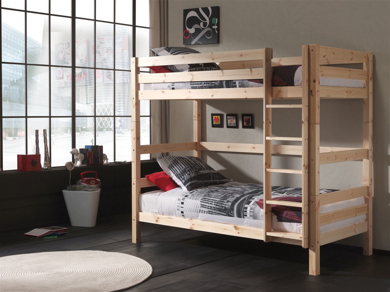 Etagenbett Pino 180 Natur 3