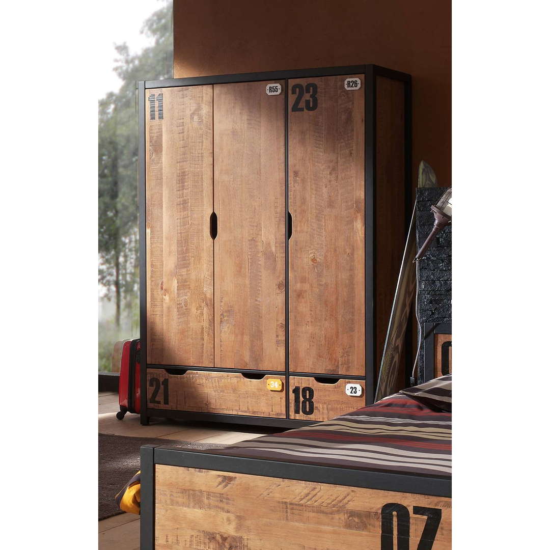 Kleiderschrank Alex 3-türig 3