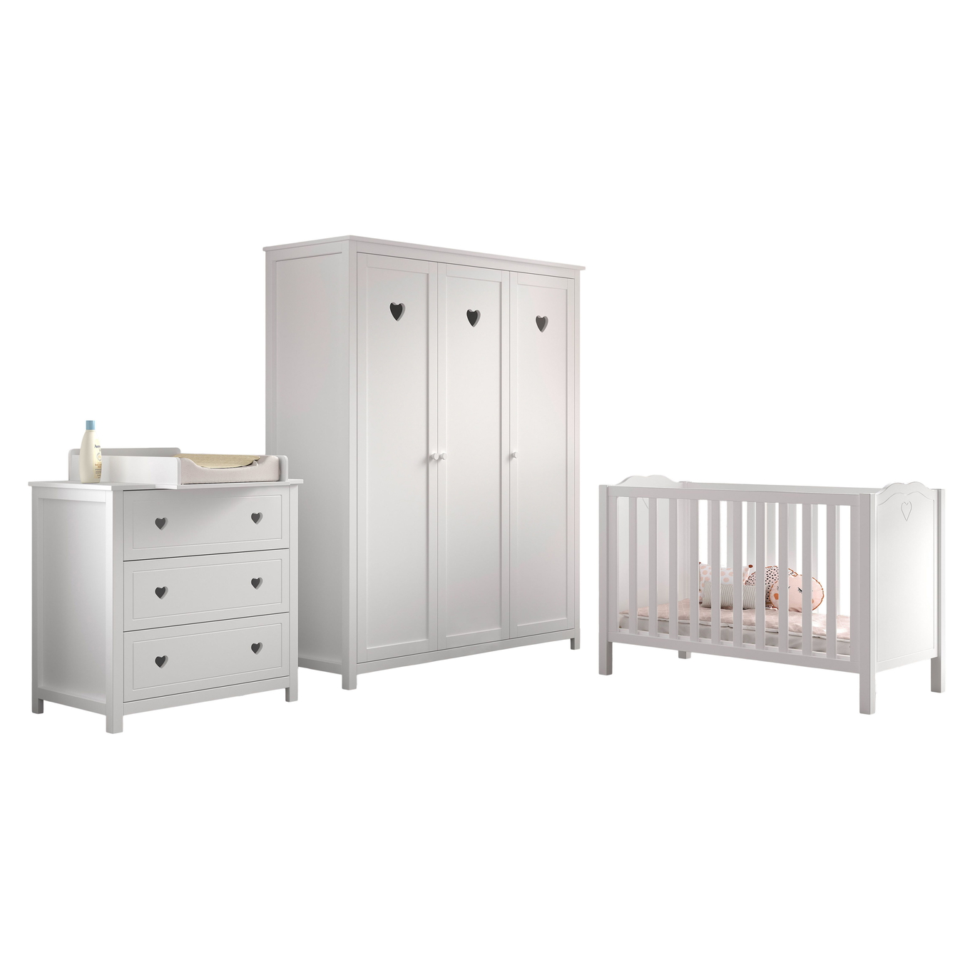 Babyzimmer Amori 4-teilig Set B