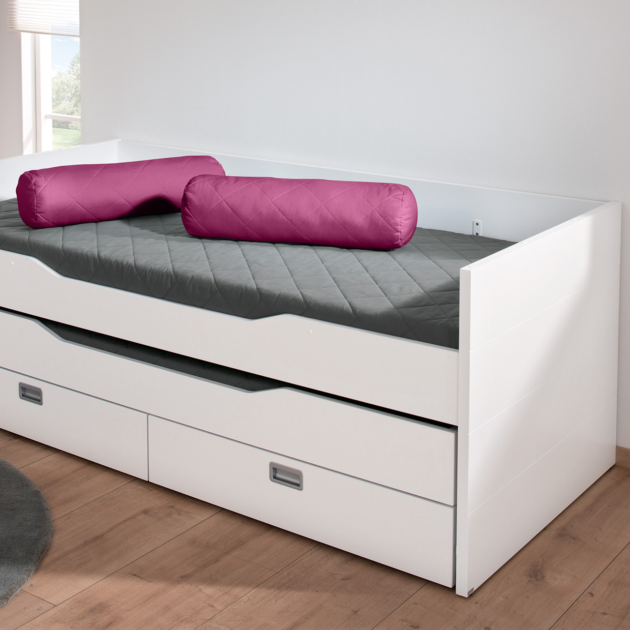 Kissenrolle aus Baumwolle Brombeere