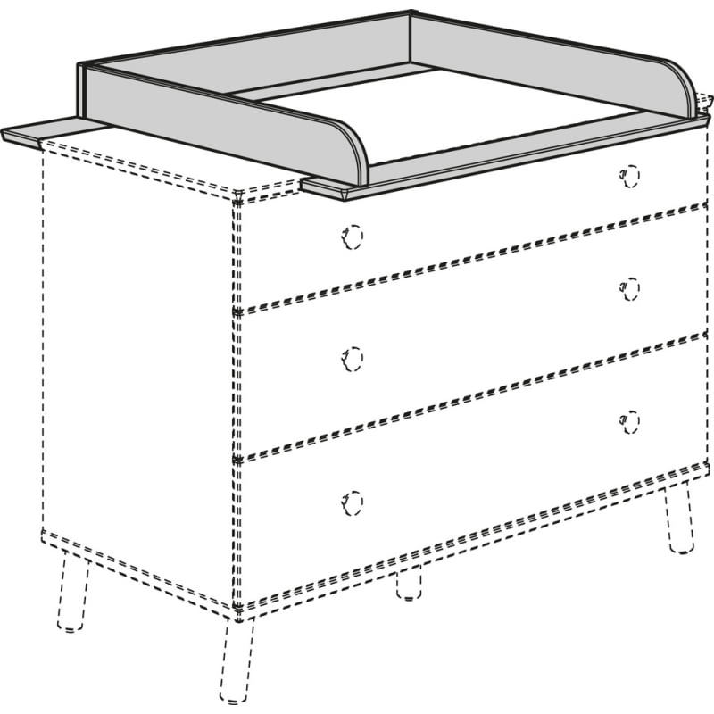 Wickelaufsatz Ylvie Breit 7