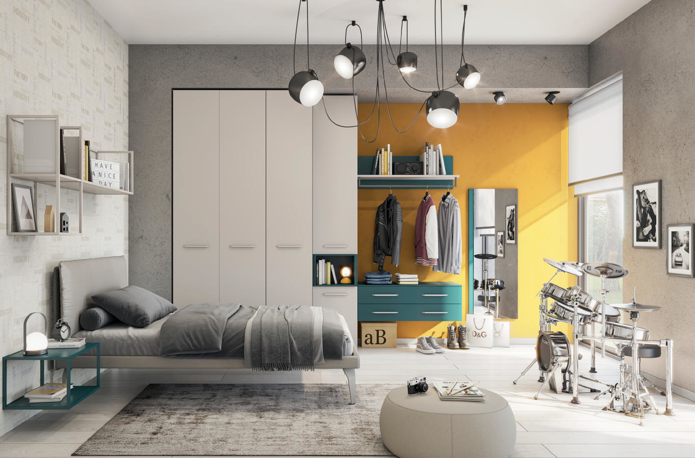 Kinderzimmer Bloom Comfort Set 7