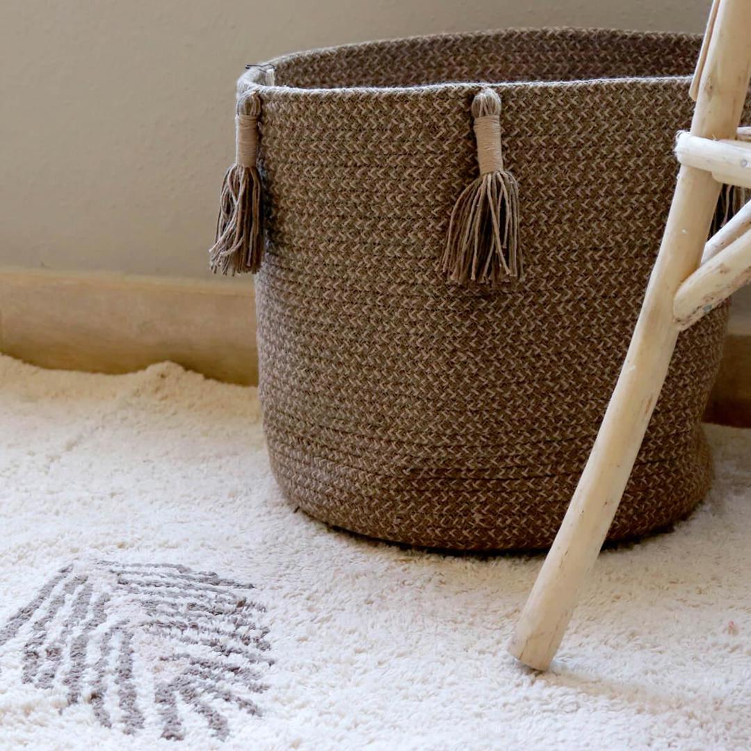 Aufbewahrungskorb Woody Braun #2