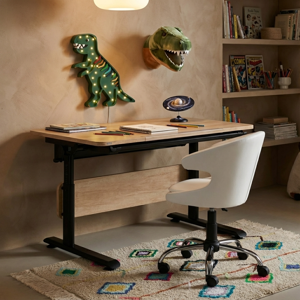 Schreibtisch Diego 120 Schwarz Braun #2