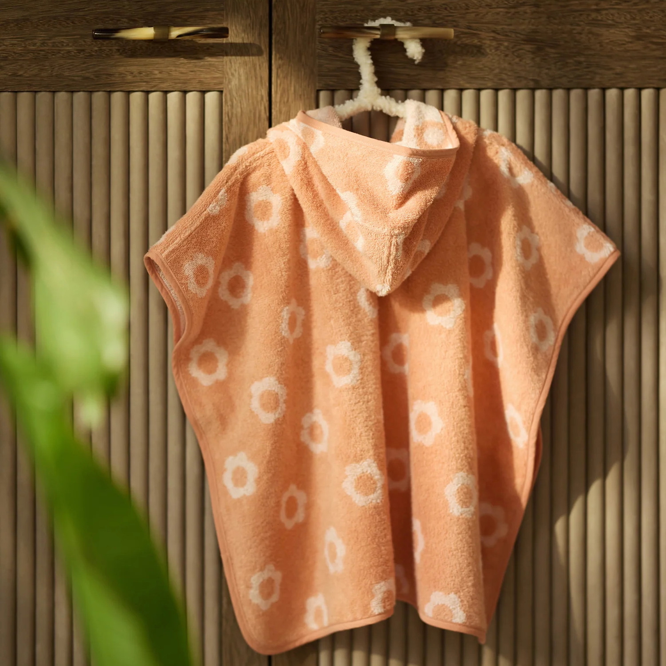 Badeponcho Frottee Flower 3