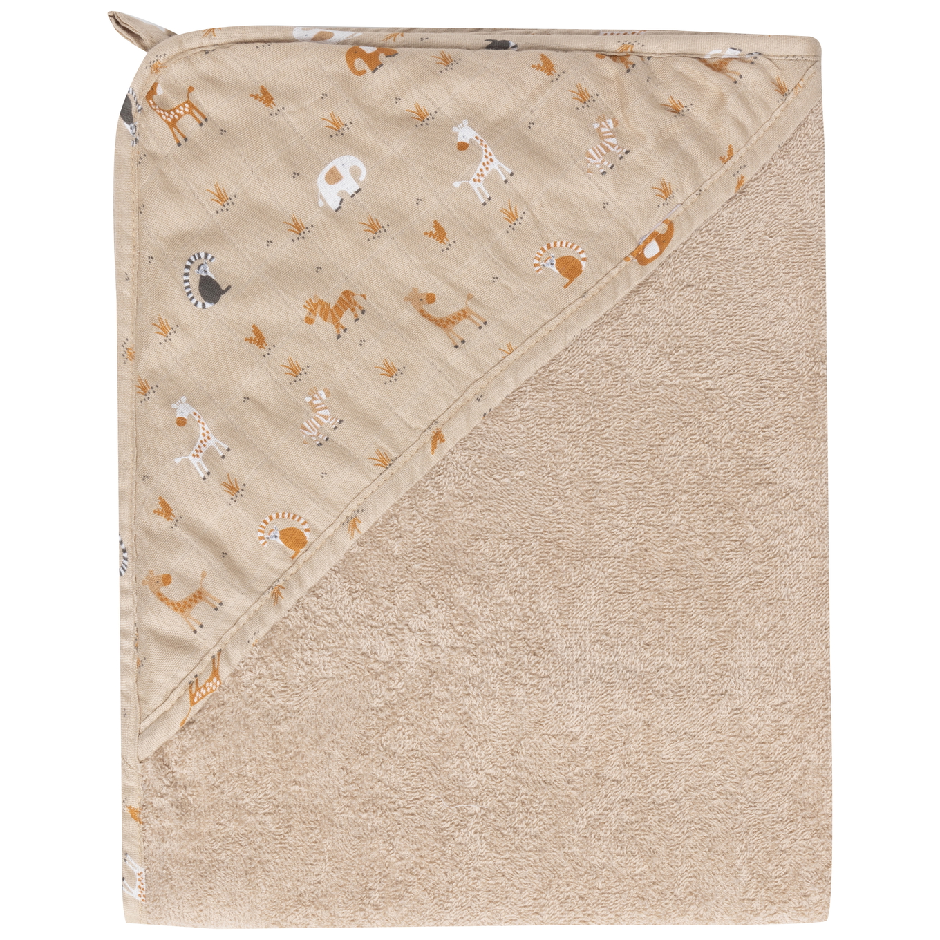 Badetuch mit Kapuze Frottée Steppe