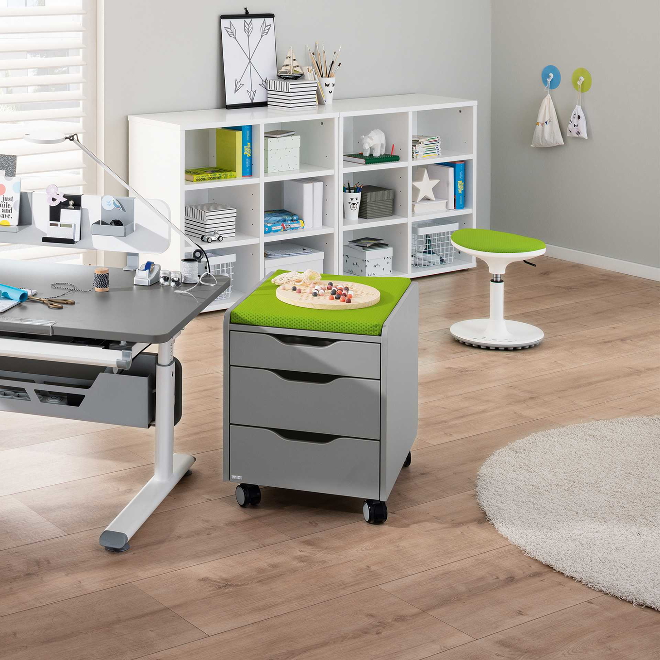 Sitzpolster mit 3D-Bezug Limette #2