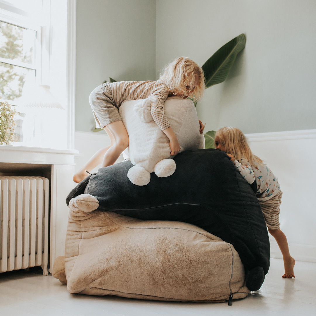 Sitzsack Teddy S Grau #2