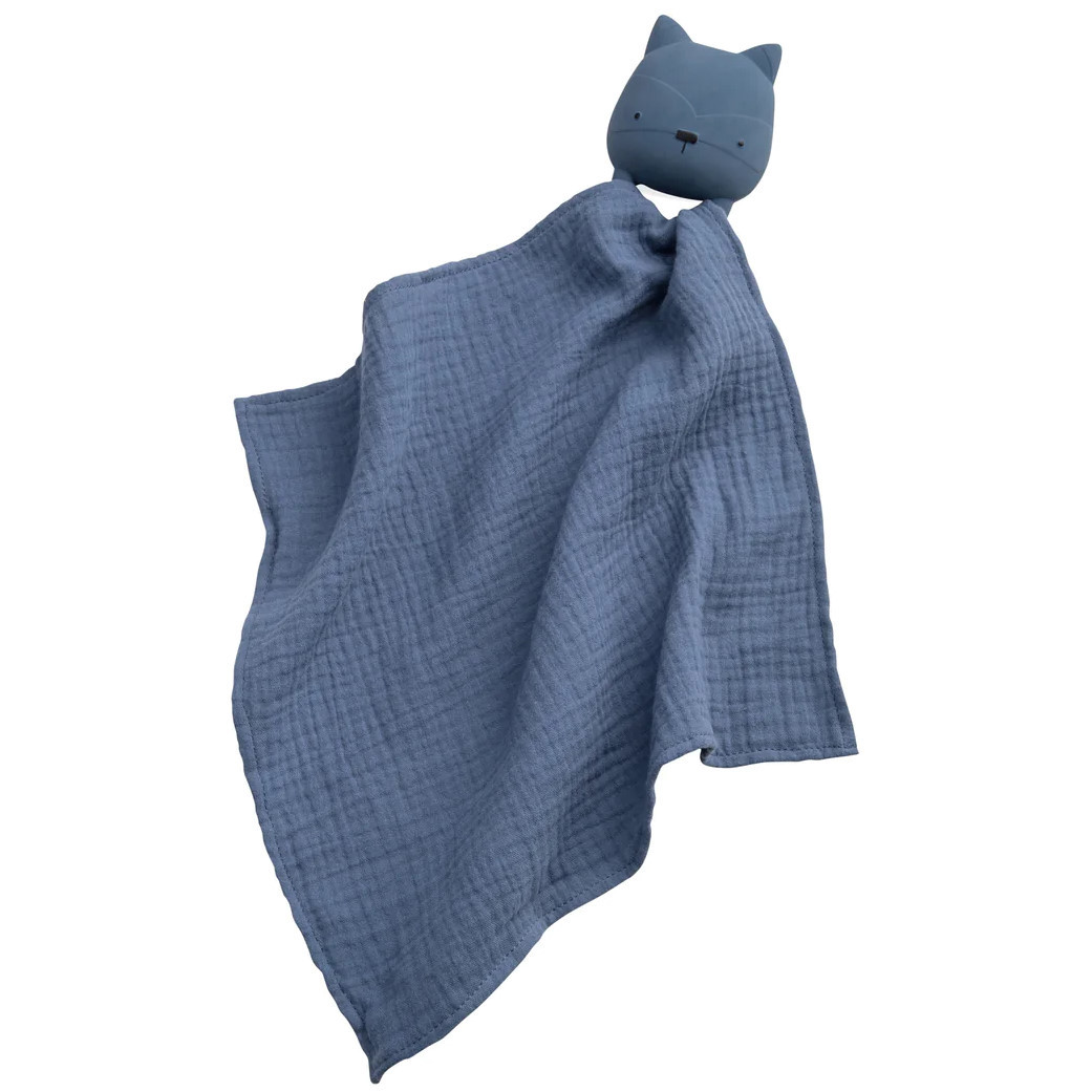 Kautschuk-Beissring Rebel mit Schmusetuch