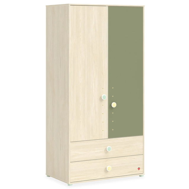 Kleiderschrank Montes Natur, 2-türig