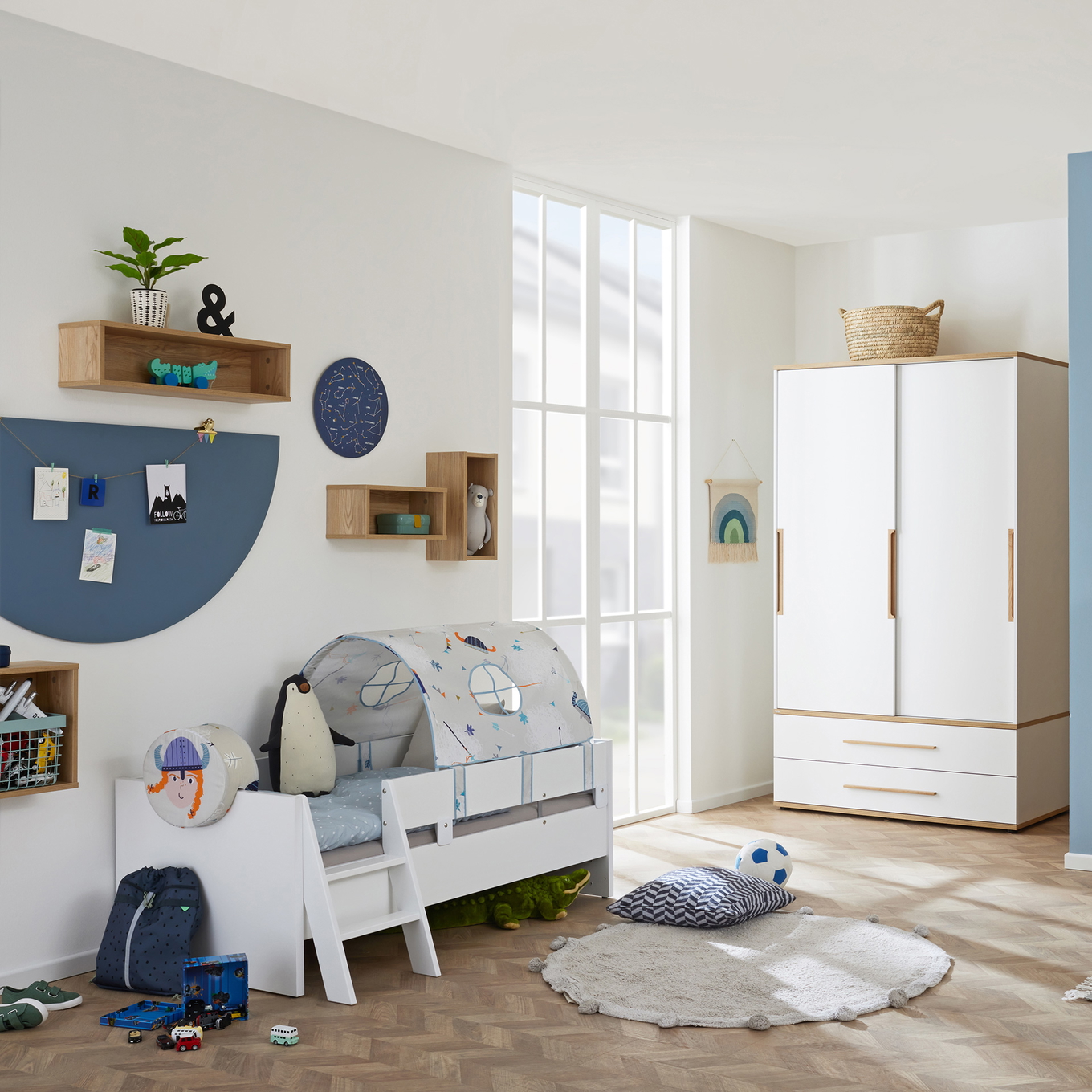 Kleiderschrank Yolanda Schmal, mit Schiebetür #2