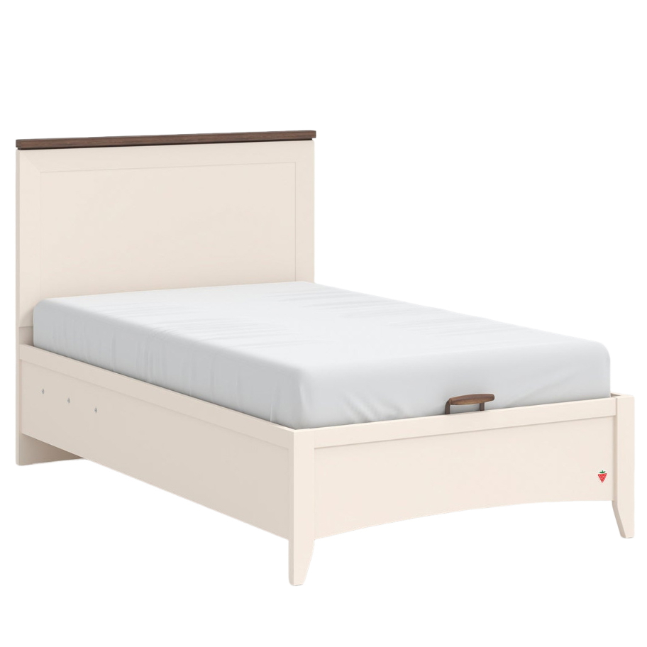 Bett Lapel mit Stauraum, 120 x 200 cm