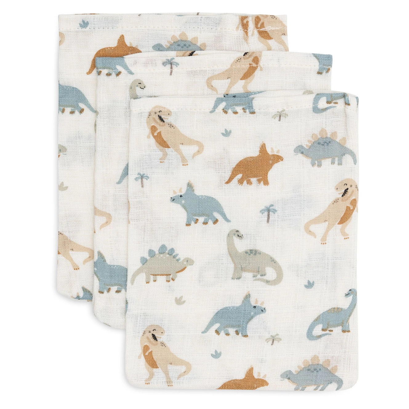 Waschlappen Dino 3er Set