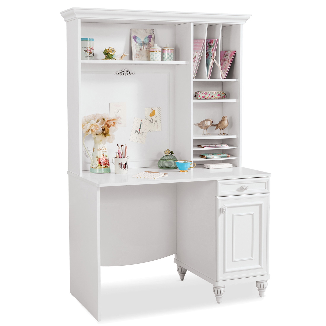 Schreibtisch Romantica mit Aufsatz