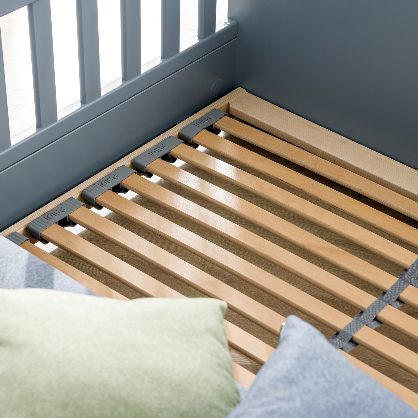 Bett Little Flo Basic Set Blau, 120 x 200 cm 4