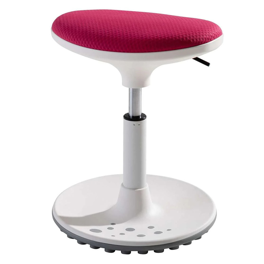 Drehstuhl Speedy Weiss, Brombeere