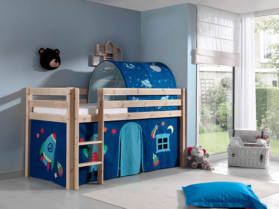 Halbhohes Bett Pino Natur #2