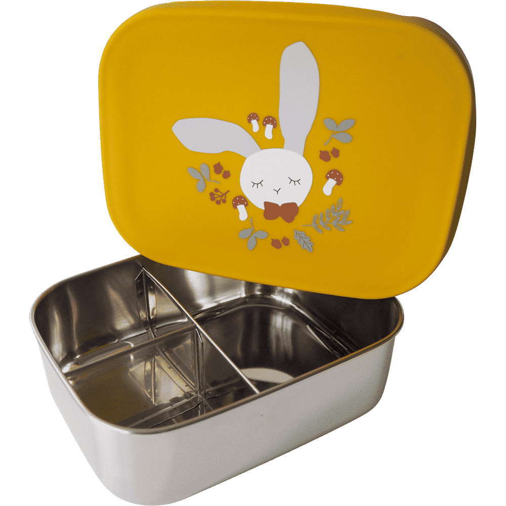 Lunchbox Hase Senfgelb