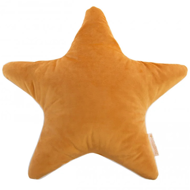 Dekokissen Stern Aristote Velvet Farniente Gelb