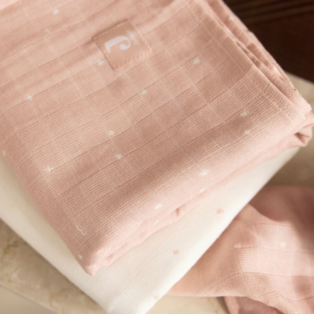 Pucktücher Twinkling 2er Set Wild Rose #2