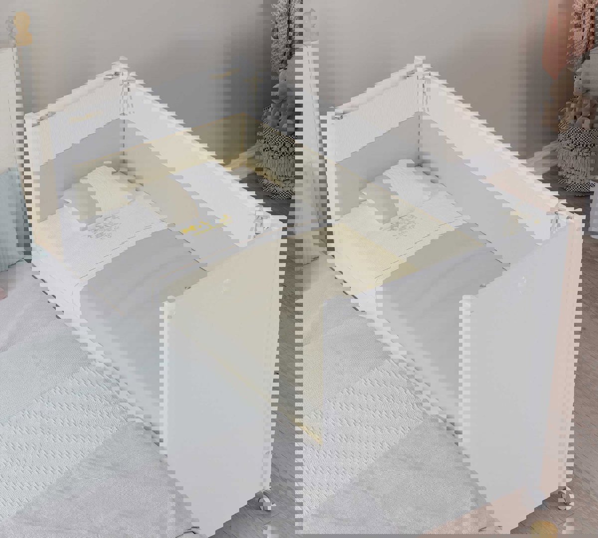 Babybett 2 in 1 Weiss 5