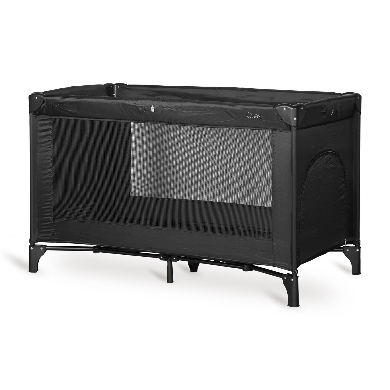 Reisebett Travel mit Öffnung Schwarz 3