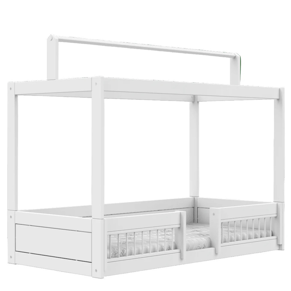 Hausbett Lifetime Montessori 90x200 cm mit Absturzsicherung