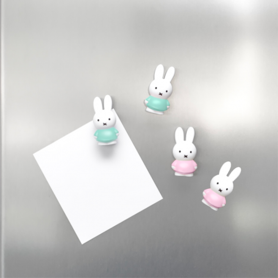 Magnete Set Miffy Grün - Pink #2