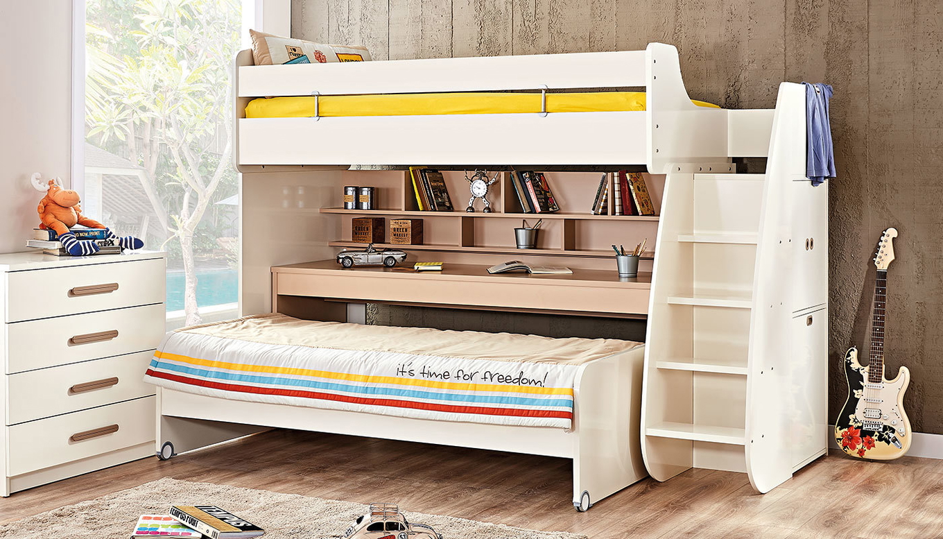 Mittelhohes Bett Joyin 4