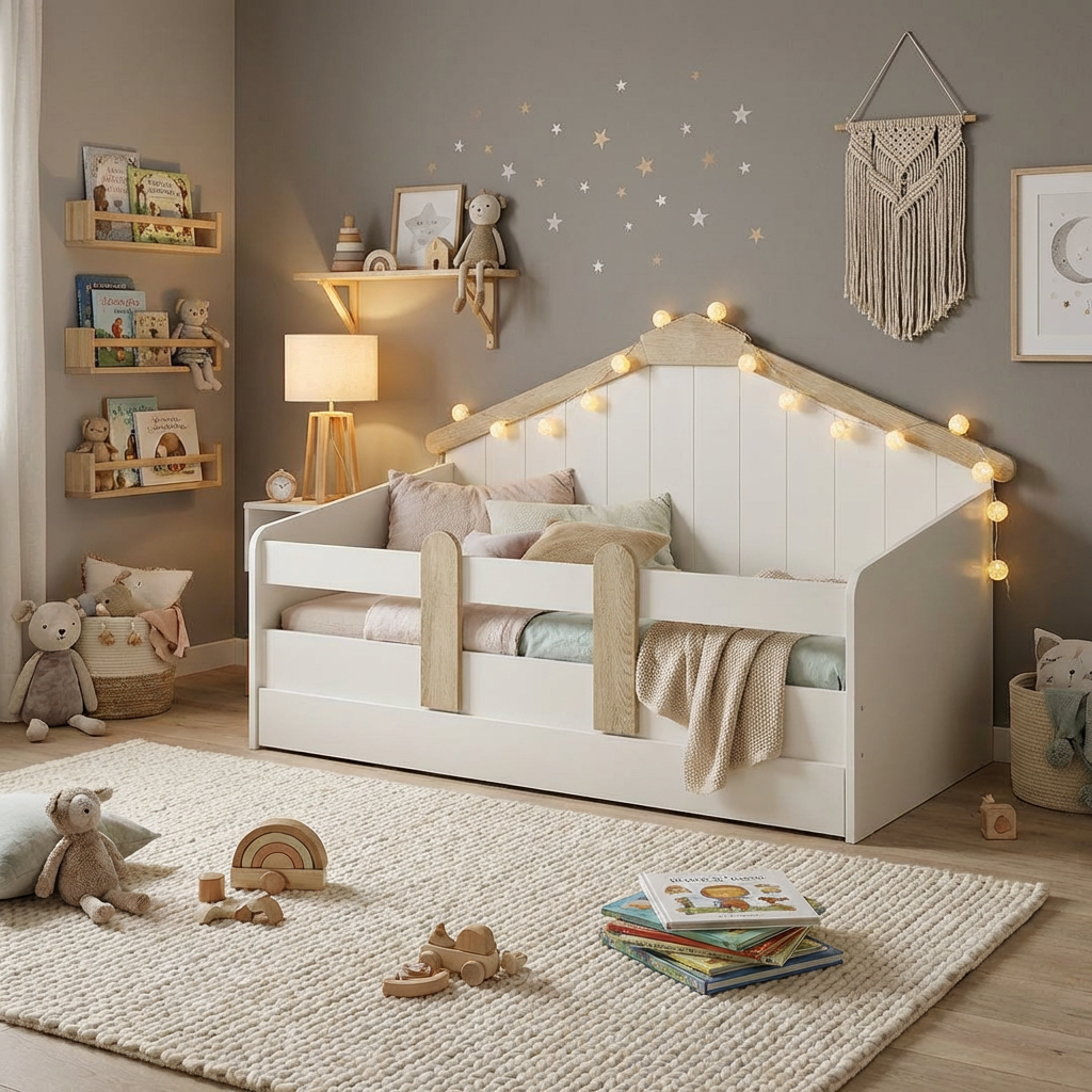 Hausbett Monte Weiss, Holz #2