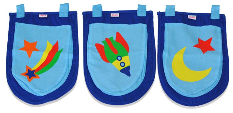 Halbhohes Bett Astro mit Rutsche Holz, mit Spielvorhang und Betttaschen 5