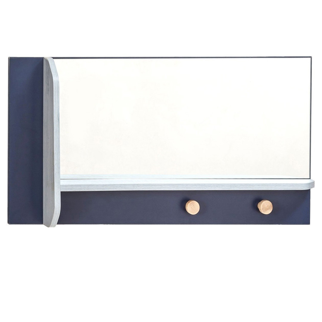 Wandspiegel Trio mit Regal 1