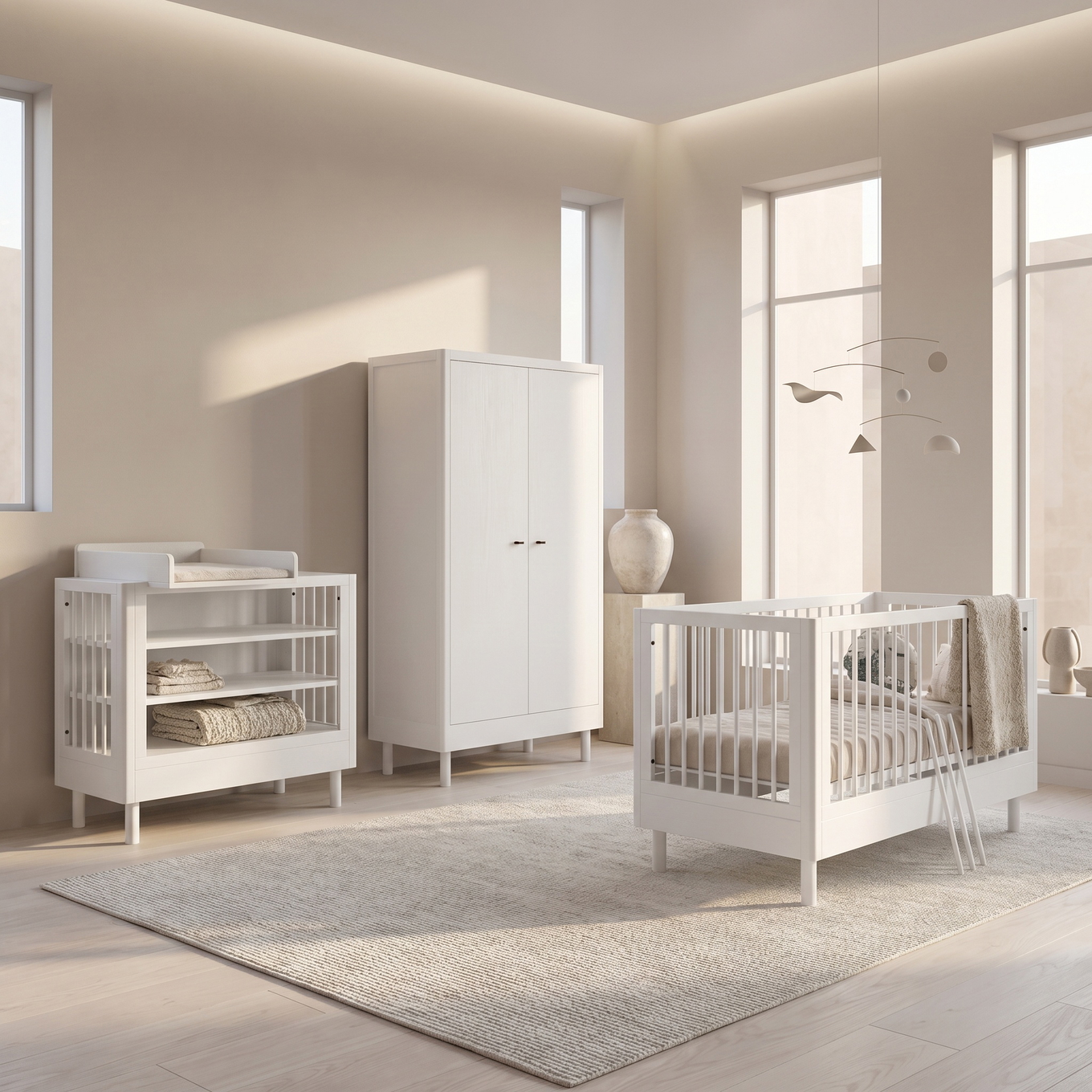 Babyzimmer Forrest Buche 4-teilig Set B #2