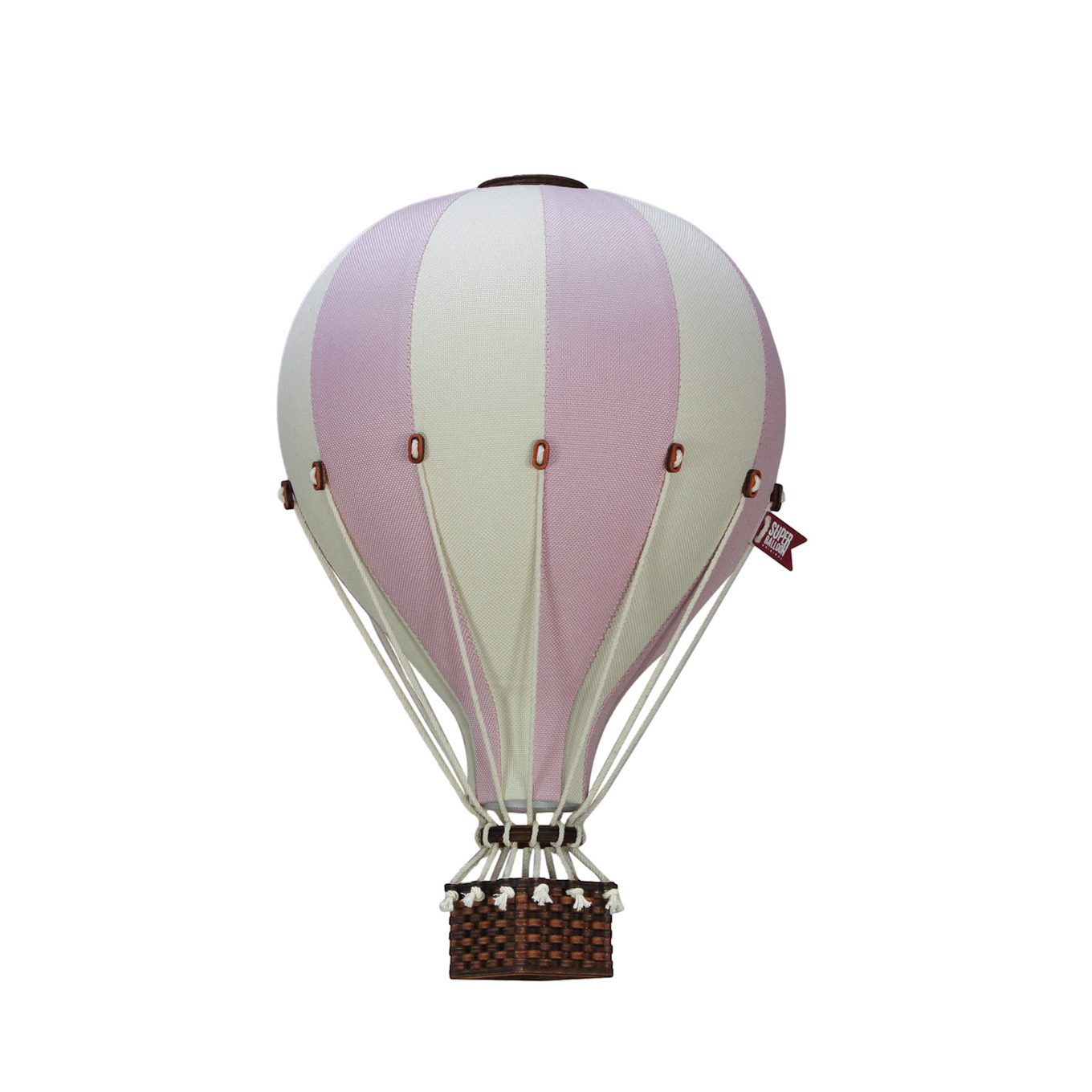 Deko Heissluftballon Beige Lila L