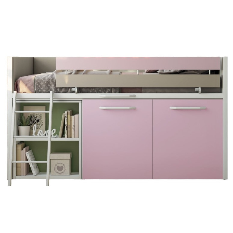 Halbhohes Bett Sky Lite Lila 1