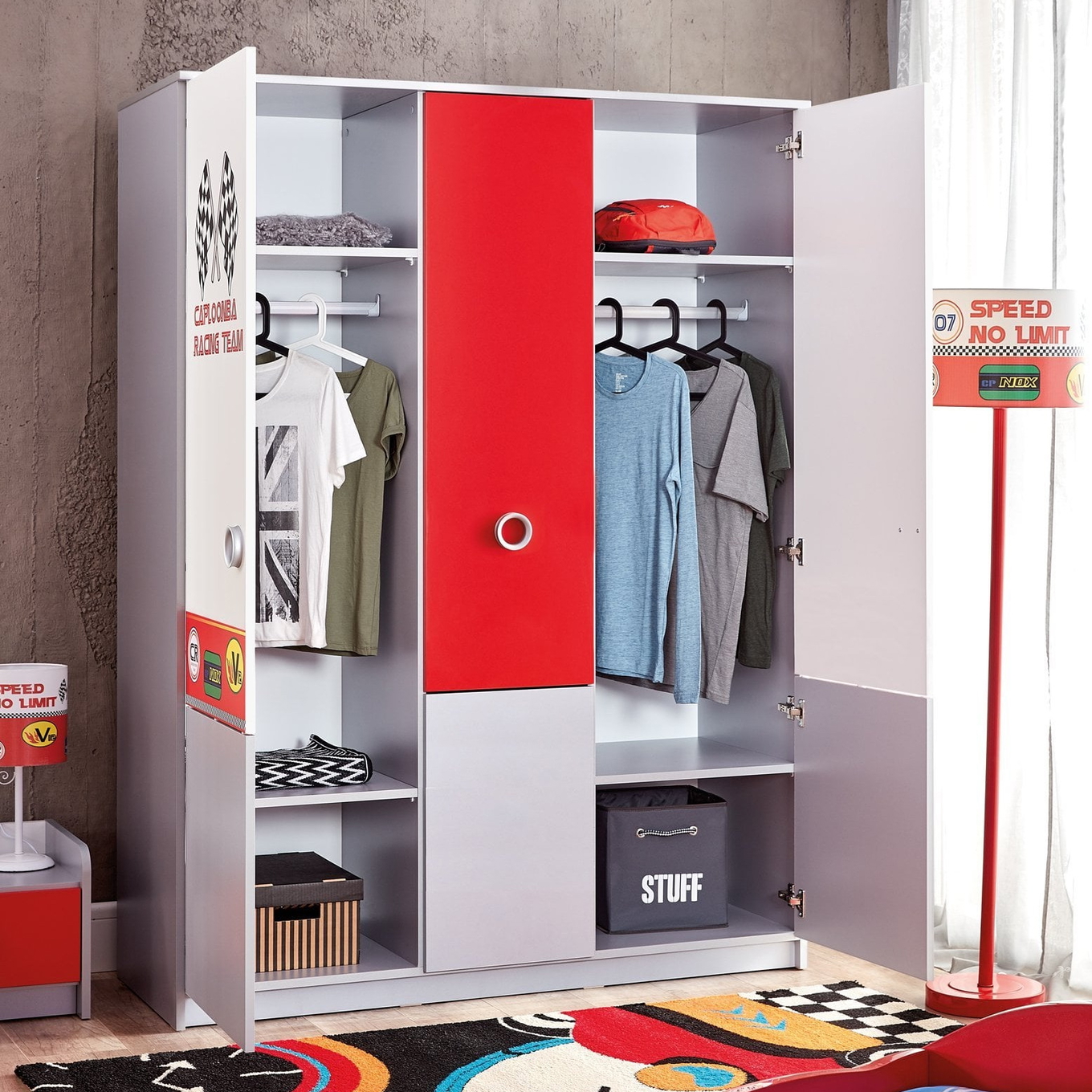 Kleiderschrank Turbo Cap 3-türig 3