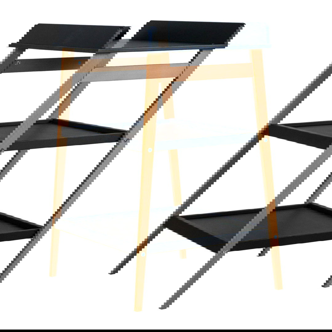 Wickeltisch Hip Natur, Schwarz 3