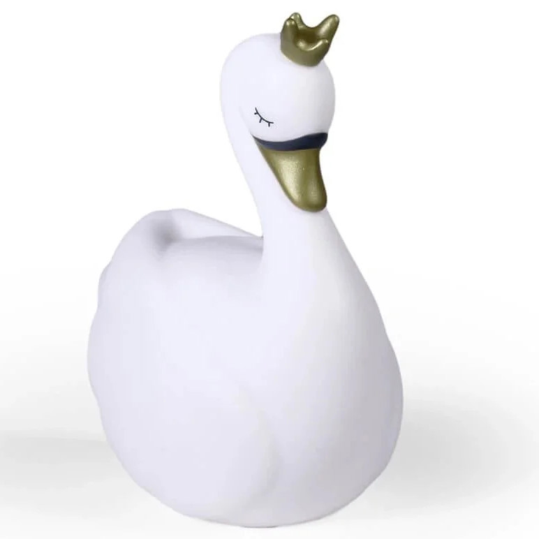 Nachtlampe Schwan LED Weiss Gross