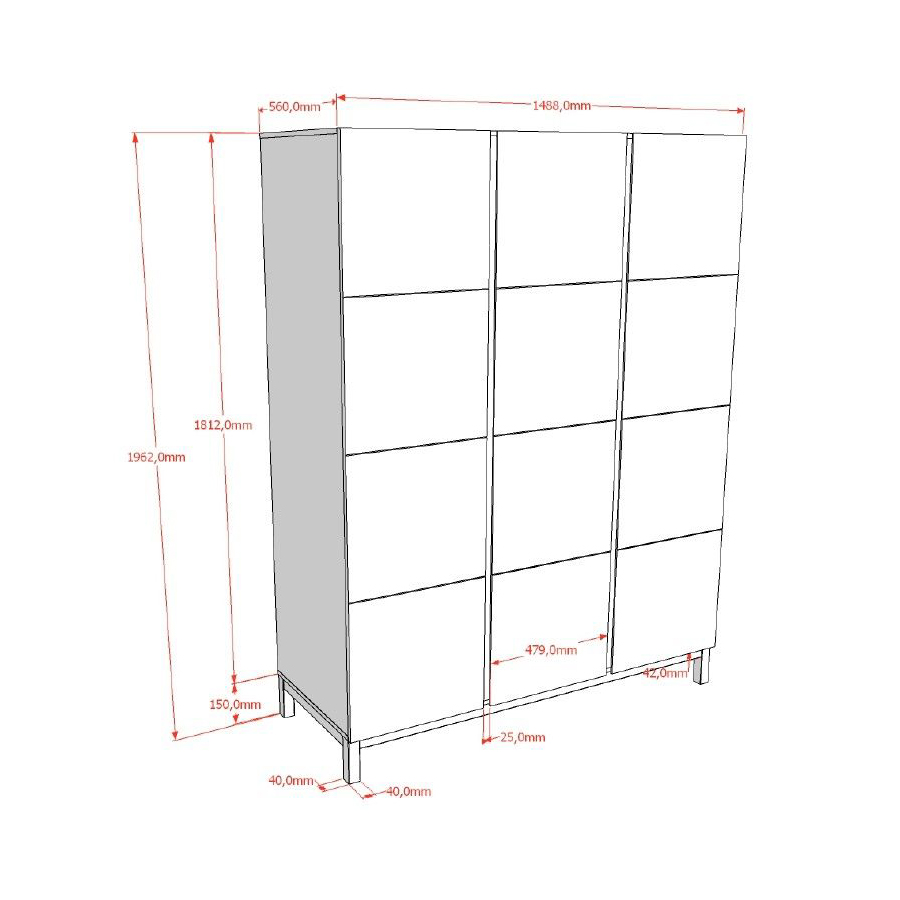 Babyzimmer Eva 4-teilig Set 12