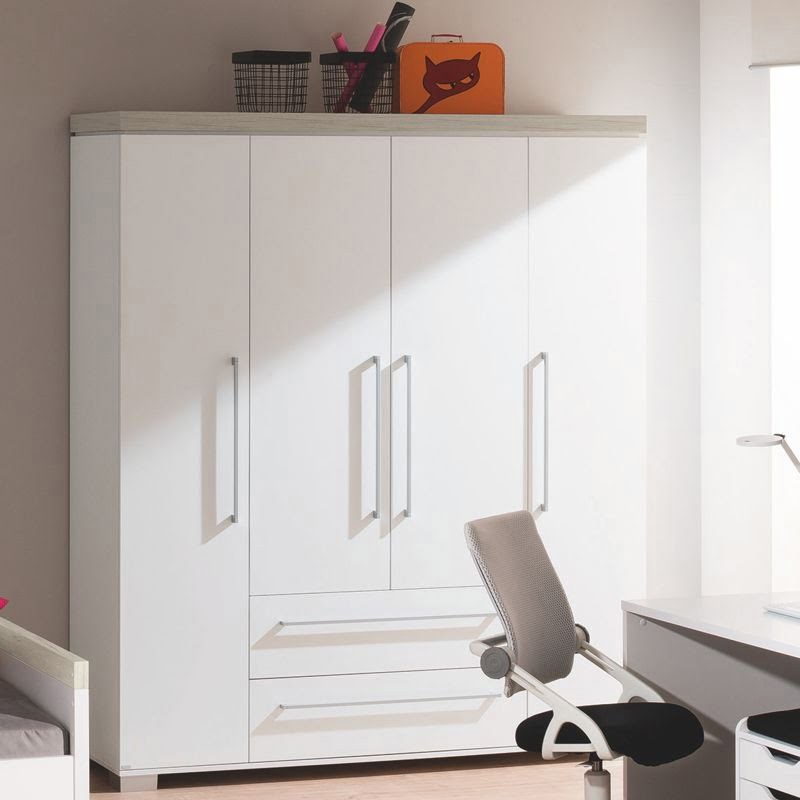 Kleiderschrank Kira Nautik, 4-türig #2