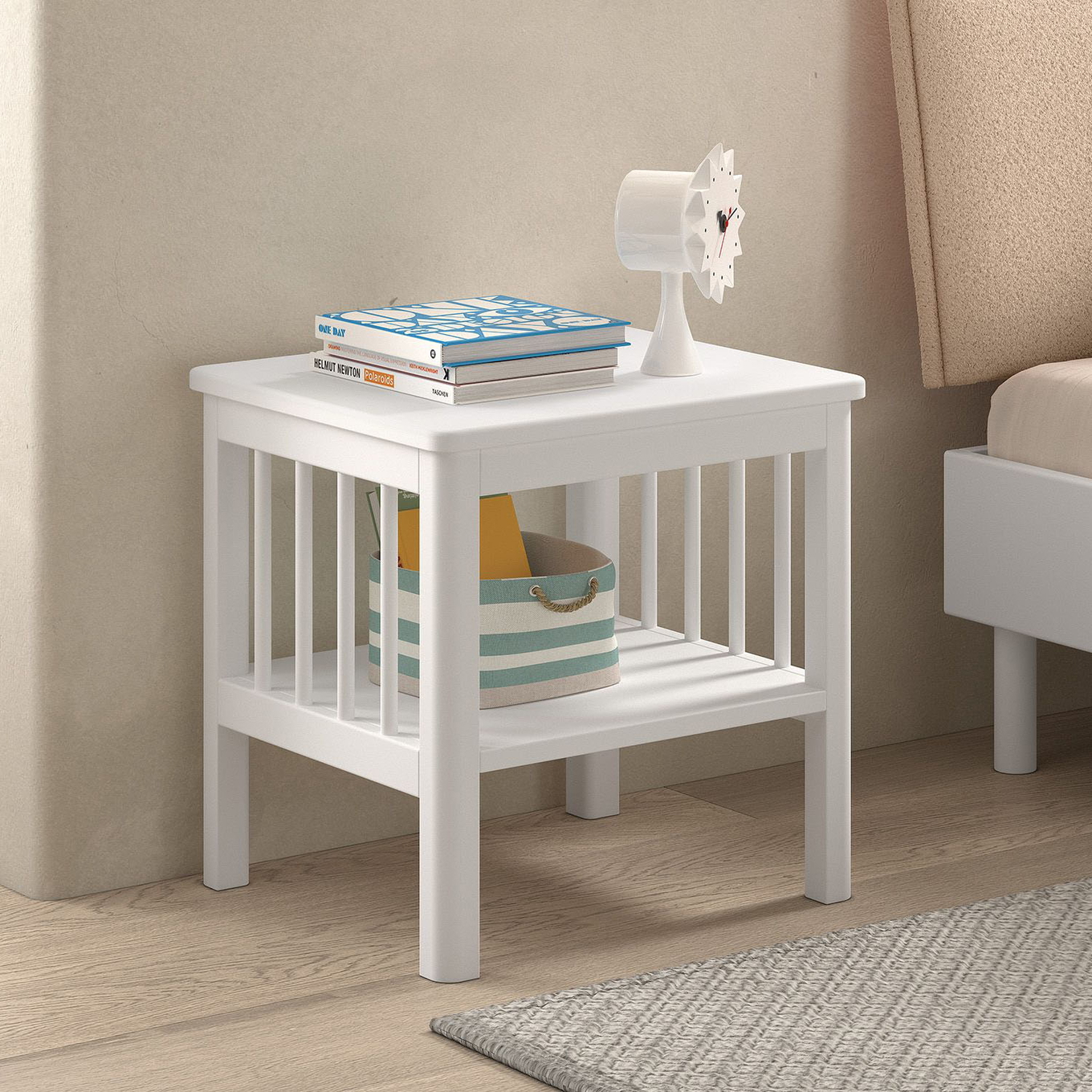 Nachttisch Forrest Weiss #2