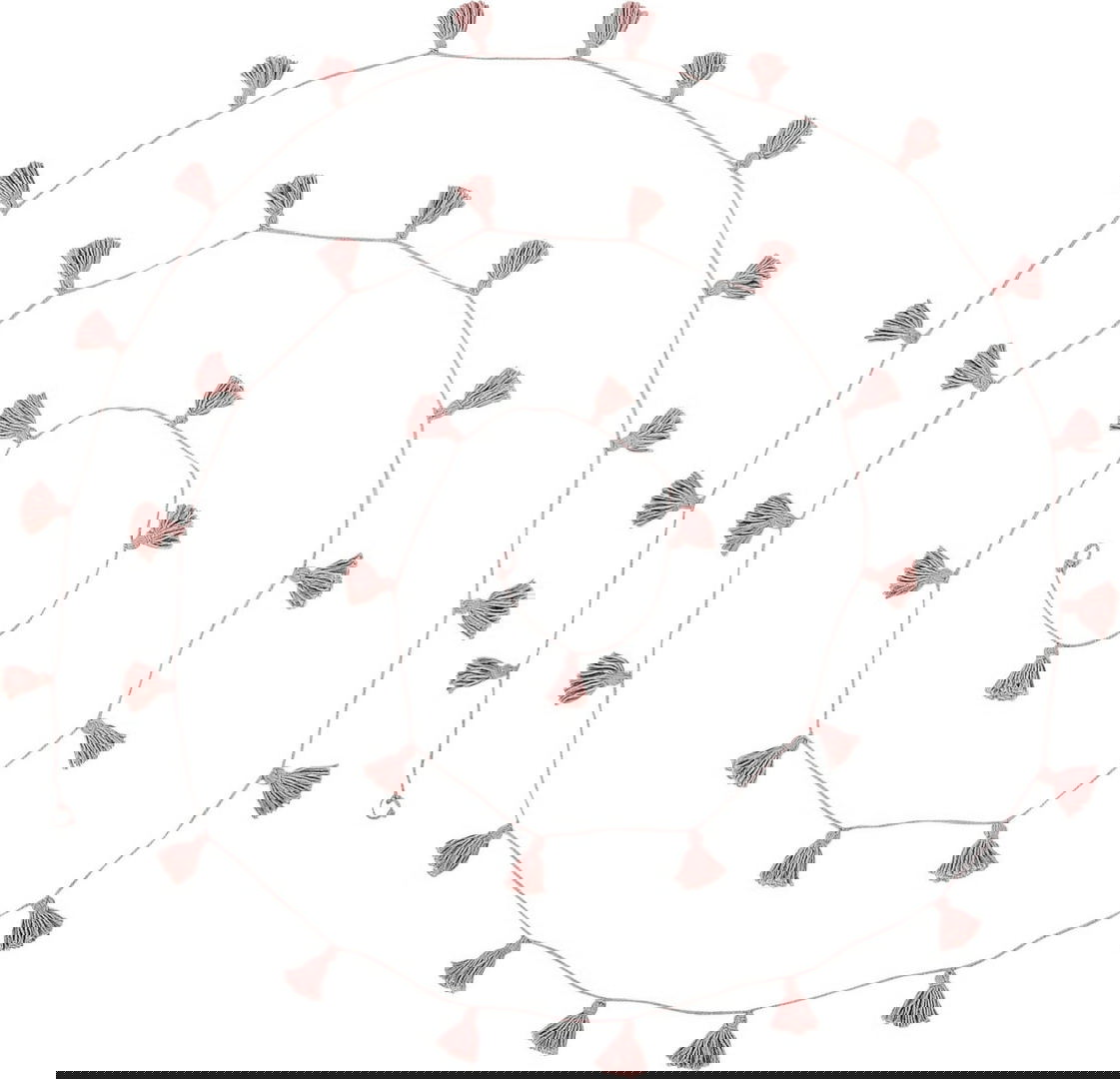 Girlande Neverending Story Altrosa