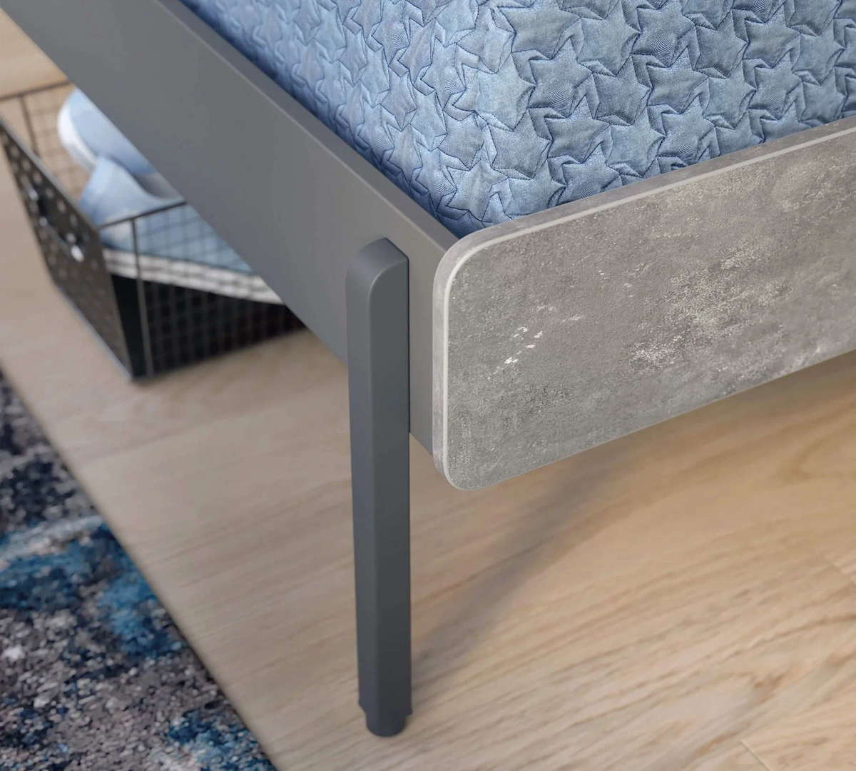 Bett Space Gray Standard, 120 x 200 cm 7