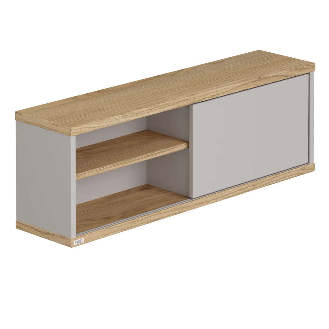 Wandregal Benne mit Schiebetür