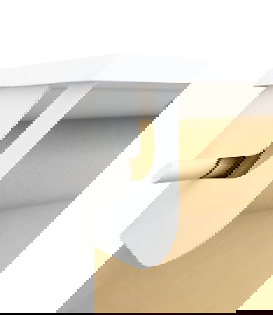 Wandregal mit Kraft Papier Rolle 4