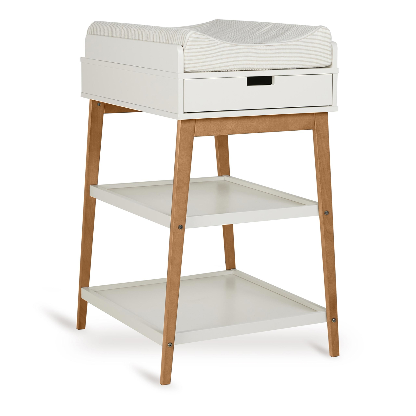 Wickeltisch Hip mit Schublade Clay, Braun 4